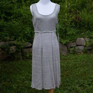 Diktons Barcelona NWT Gray Knit Dress Sleeveless M
